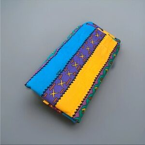 Disney Pocahontas Twin Flat Sheet Striped Southwest Vintage 90s Print